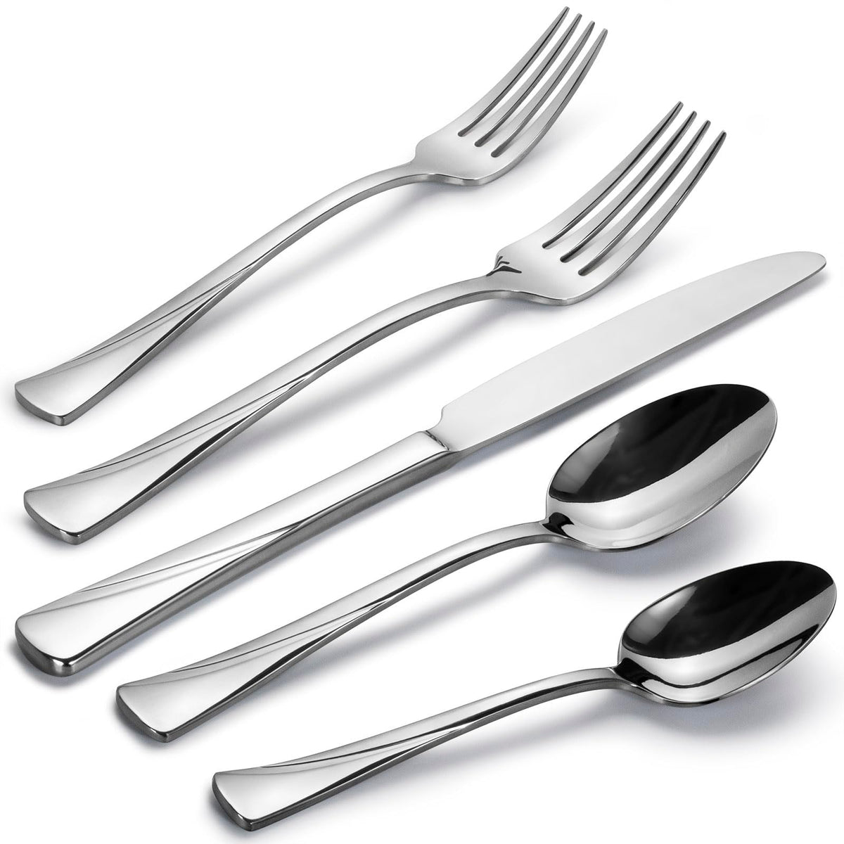 Alata Alice knife in mirror polish for everyday dining with a sleek finish
