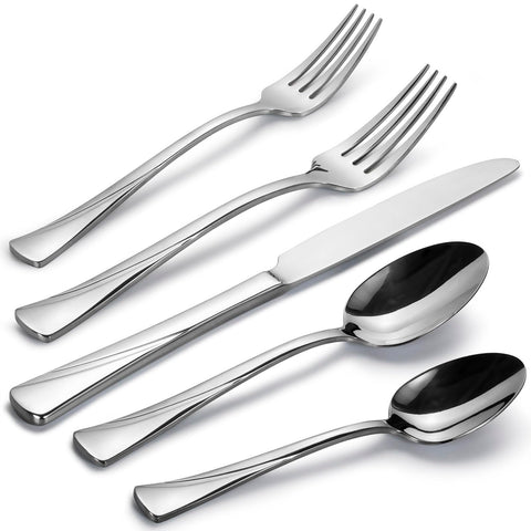 Alata Alice knife in mirror polish for everyday dining with a sleek finish