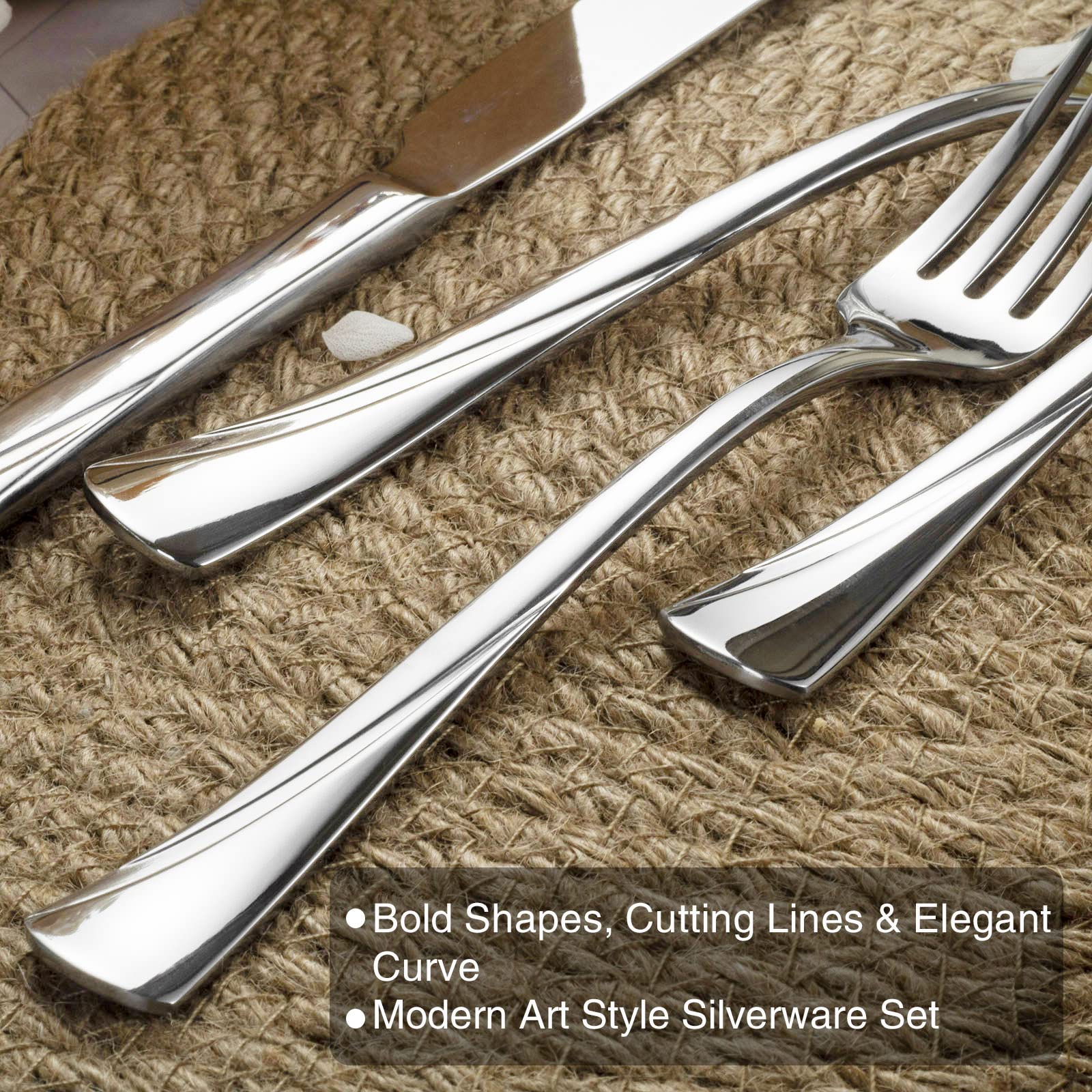 Alata Alice salad fork in satin matte adds a modern touch to meals