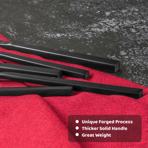 Alata Cube Black forged construction detail showing durable texture.