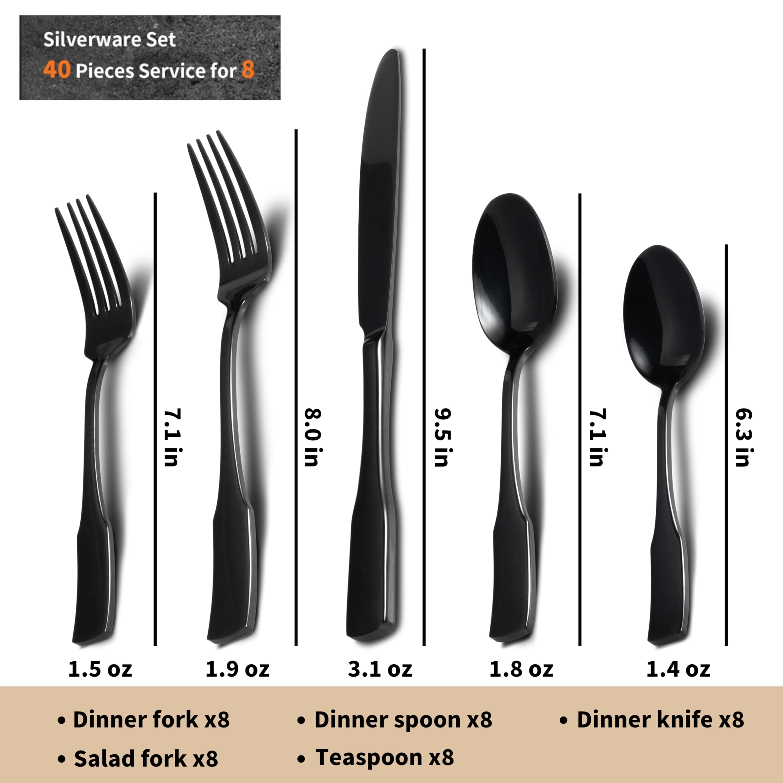 Alata Kate Black Mirror close-up shows enhanced handle curvature for comfortable grip.