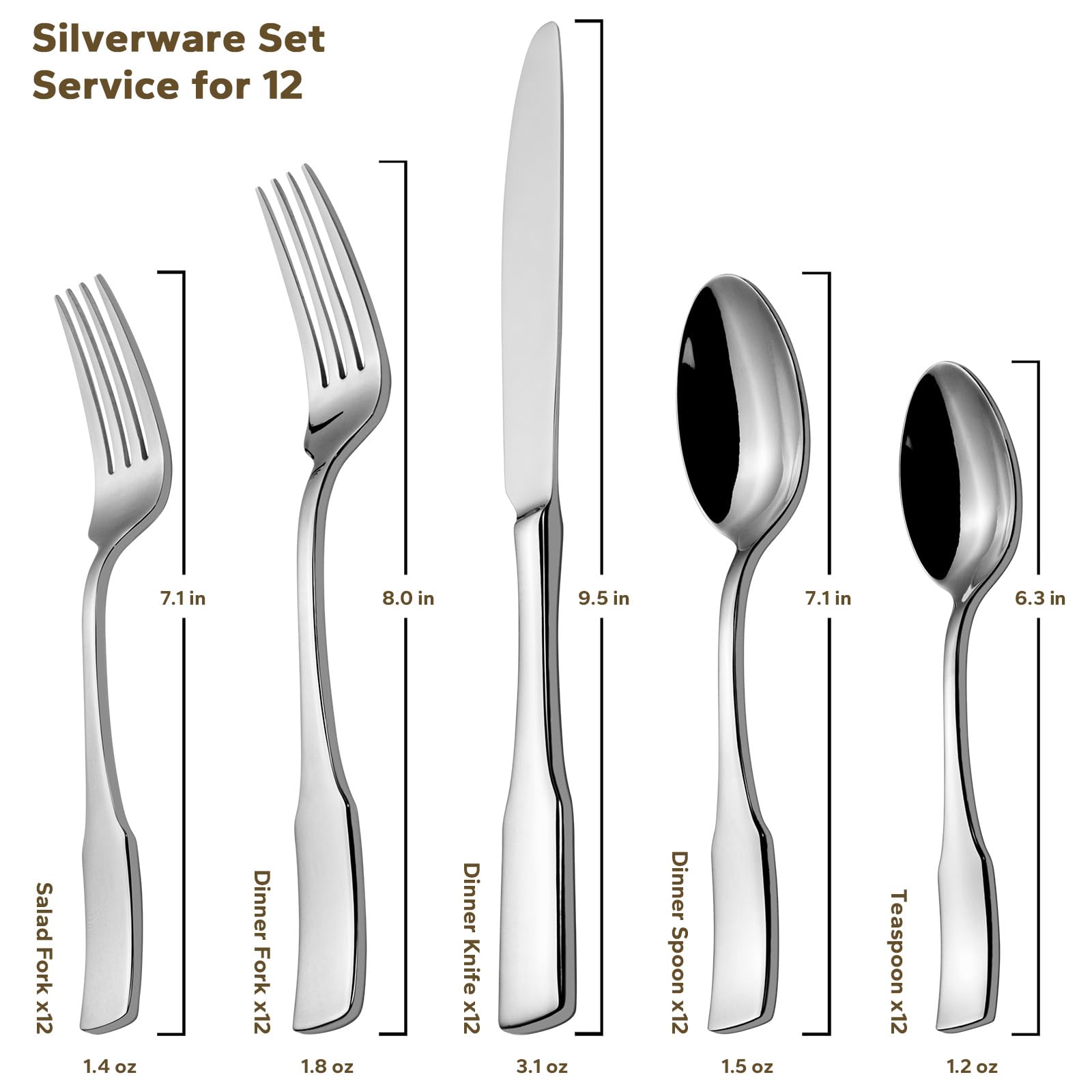 Alata Kate dinner spoon close-up, smooth edge and balanced grip.