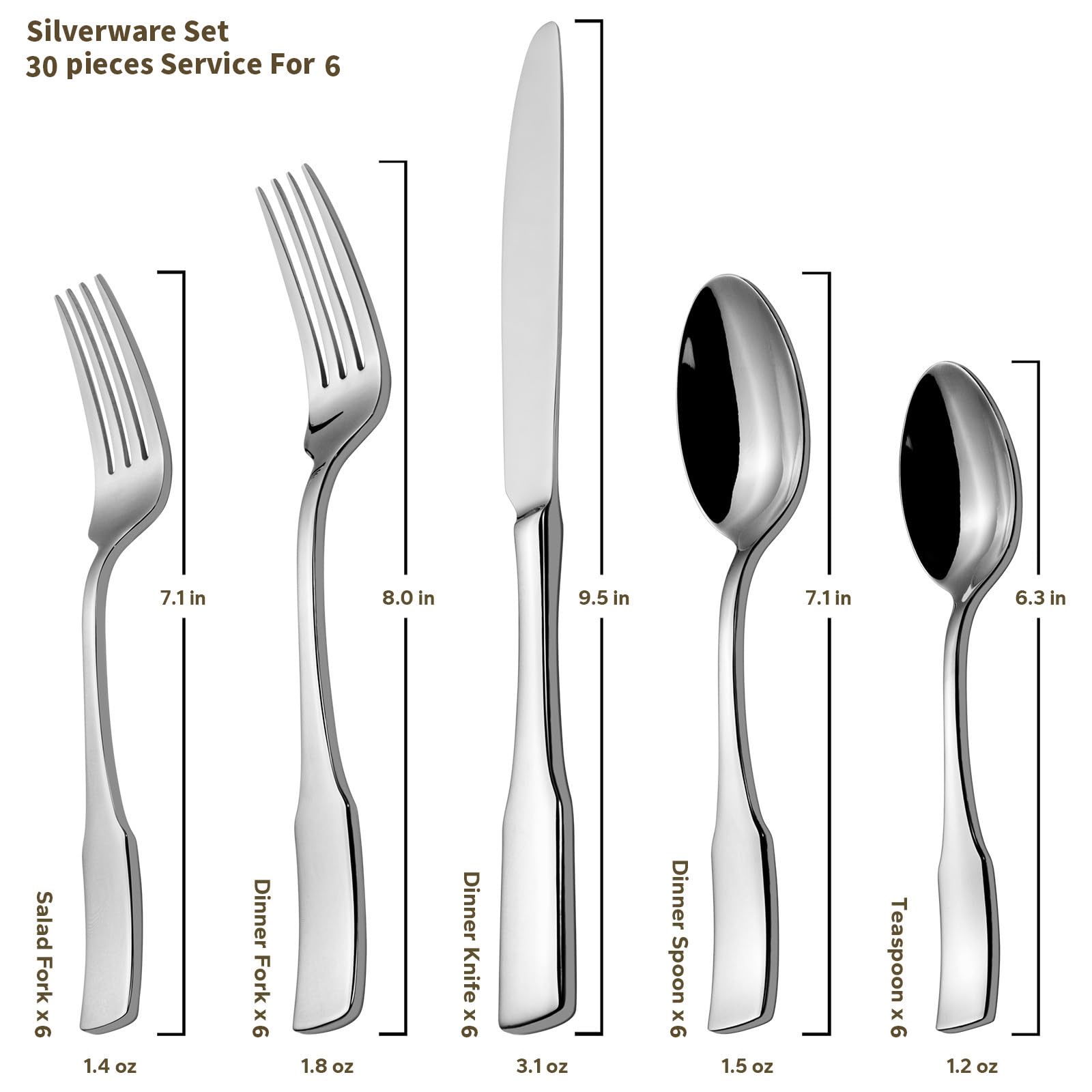 Alata Kate mirror finish close-up showing durable stainless steel