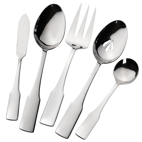 Alata Kate serving utensils collection, professional presentation at gatherings.