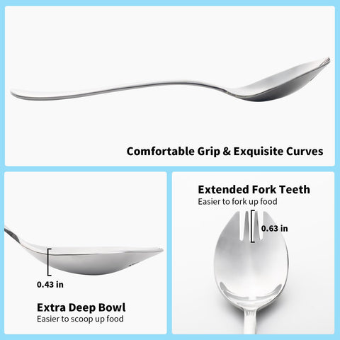 Alata sporks lightweight yet sturdy, ideal for kids and seniors.