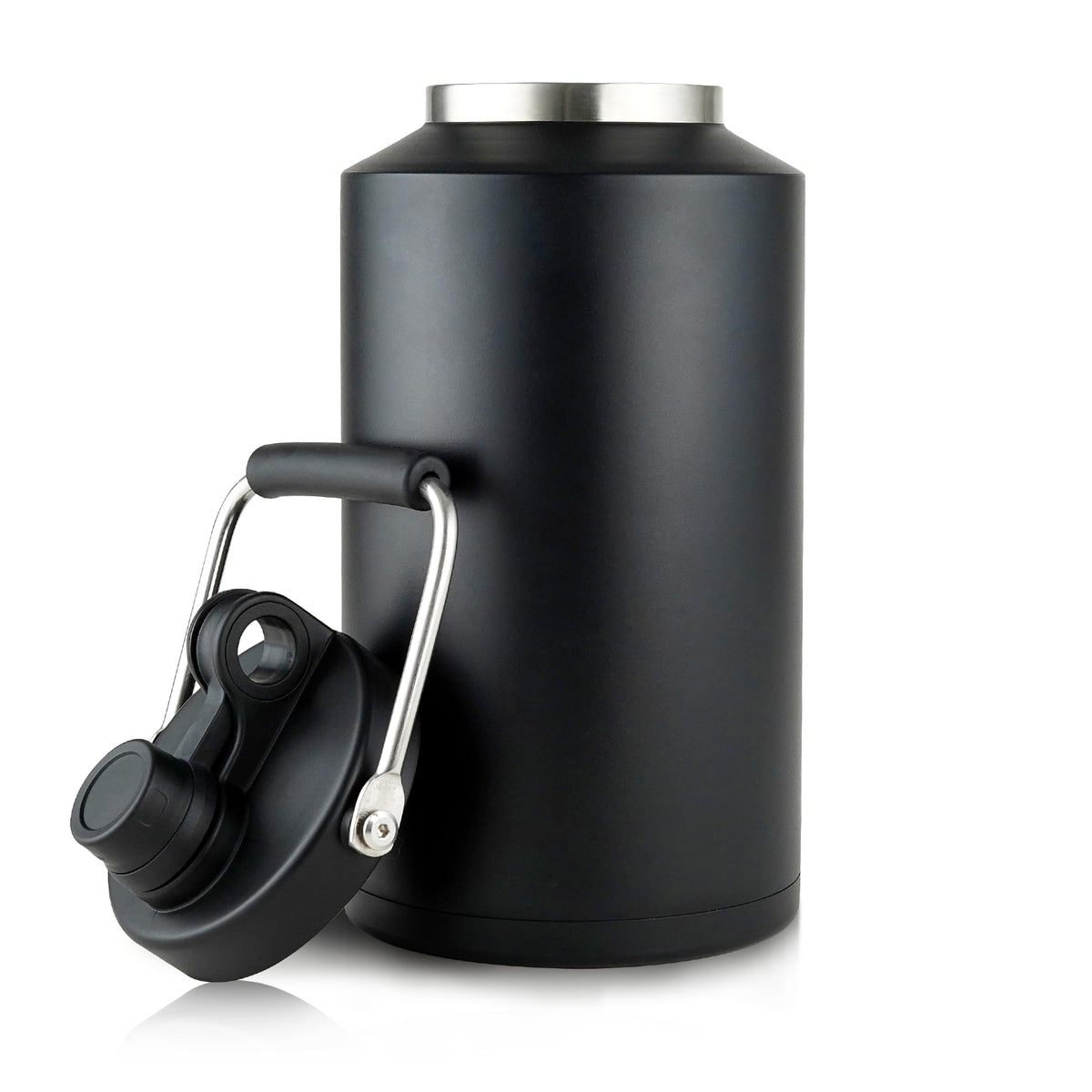 Alathote 1-gallon insulated bottle with wide mouth for easy filling and pouring.