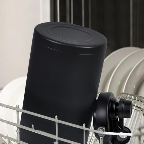 Alathote black insulated bottle designed for outdoor and daily hydration.