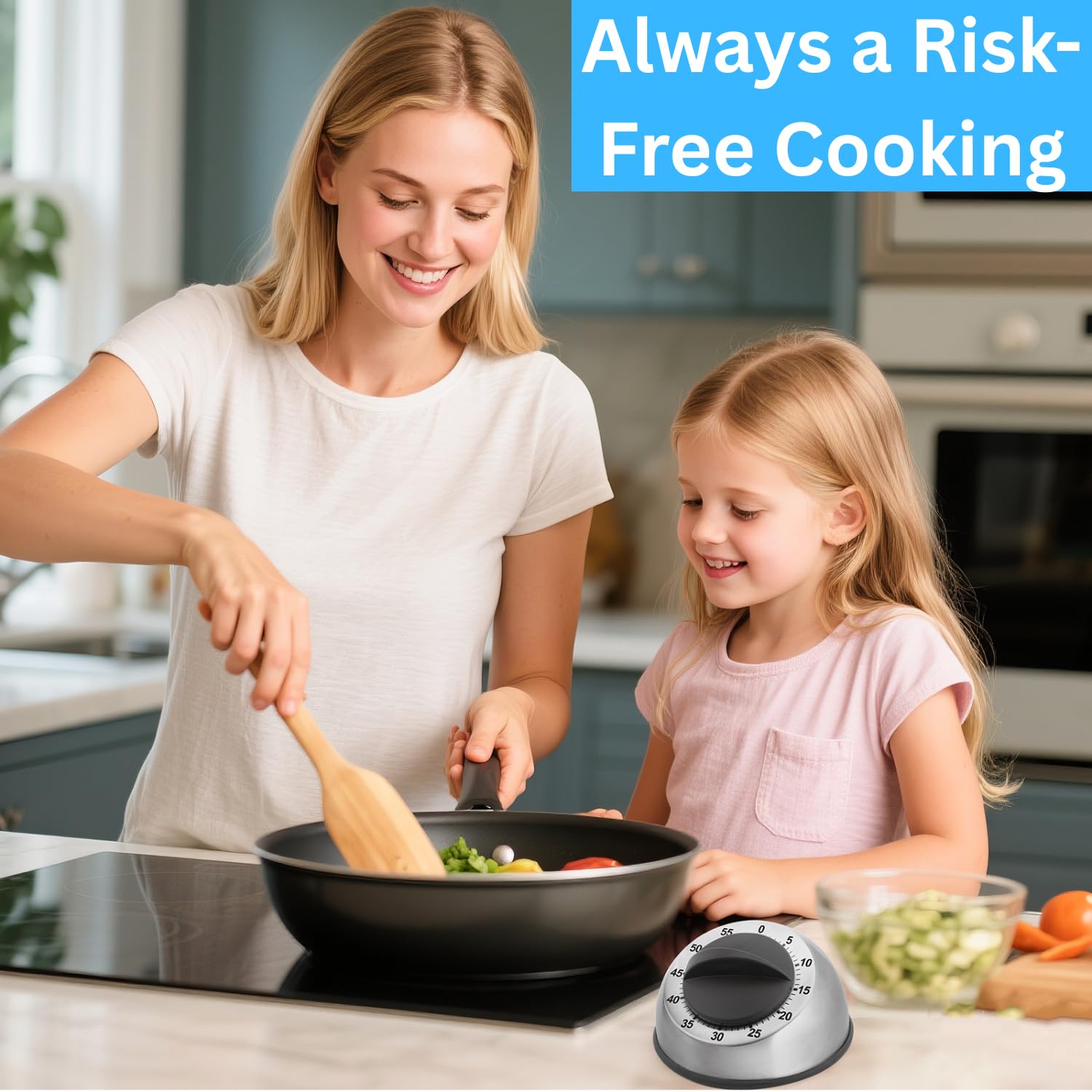ALBAYRAK timer emits 85 dB alarm for clear time signals.