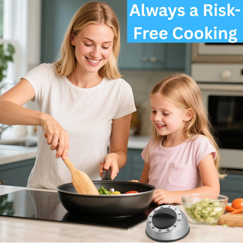 ALBAYRAK timer emits 85 dB alarm for clear time signals.