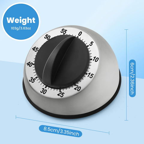 ALBAYRAK saucer-shaped timer adds elegant desk appeal.