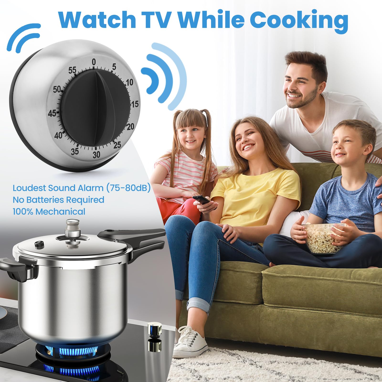 ALBAYRAK wind-up mechanism provides reliable timing during meal prep.