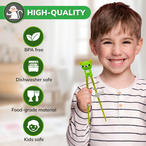 Non-toxic, food-safe materials support safe practice for children.