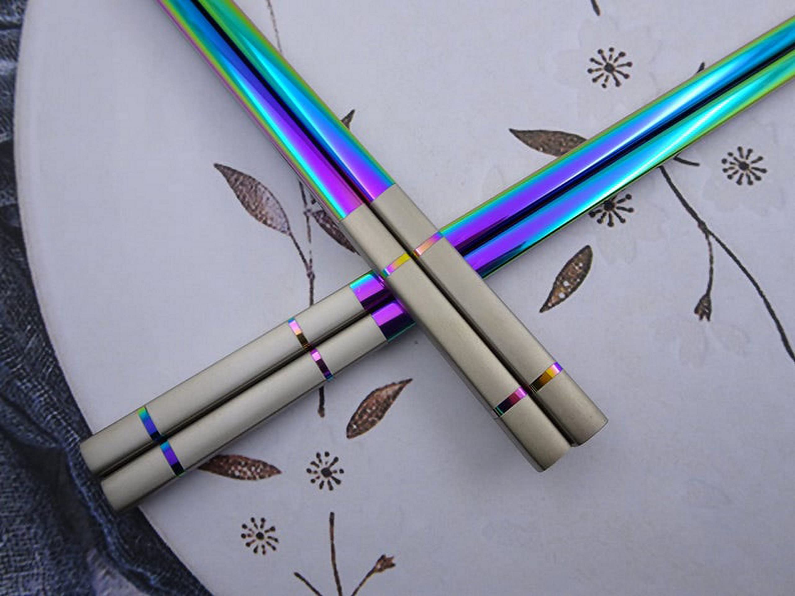 Stainless steel 304 construction of Albino Monkey chopsticks ensures durability.