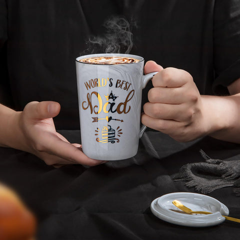 ALBISS mug in luxury gift box with satin lining and protection.