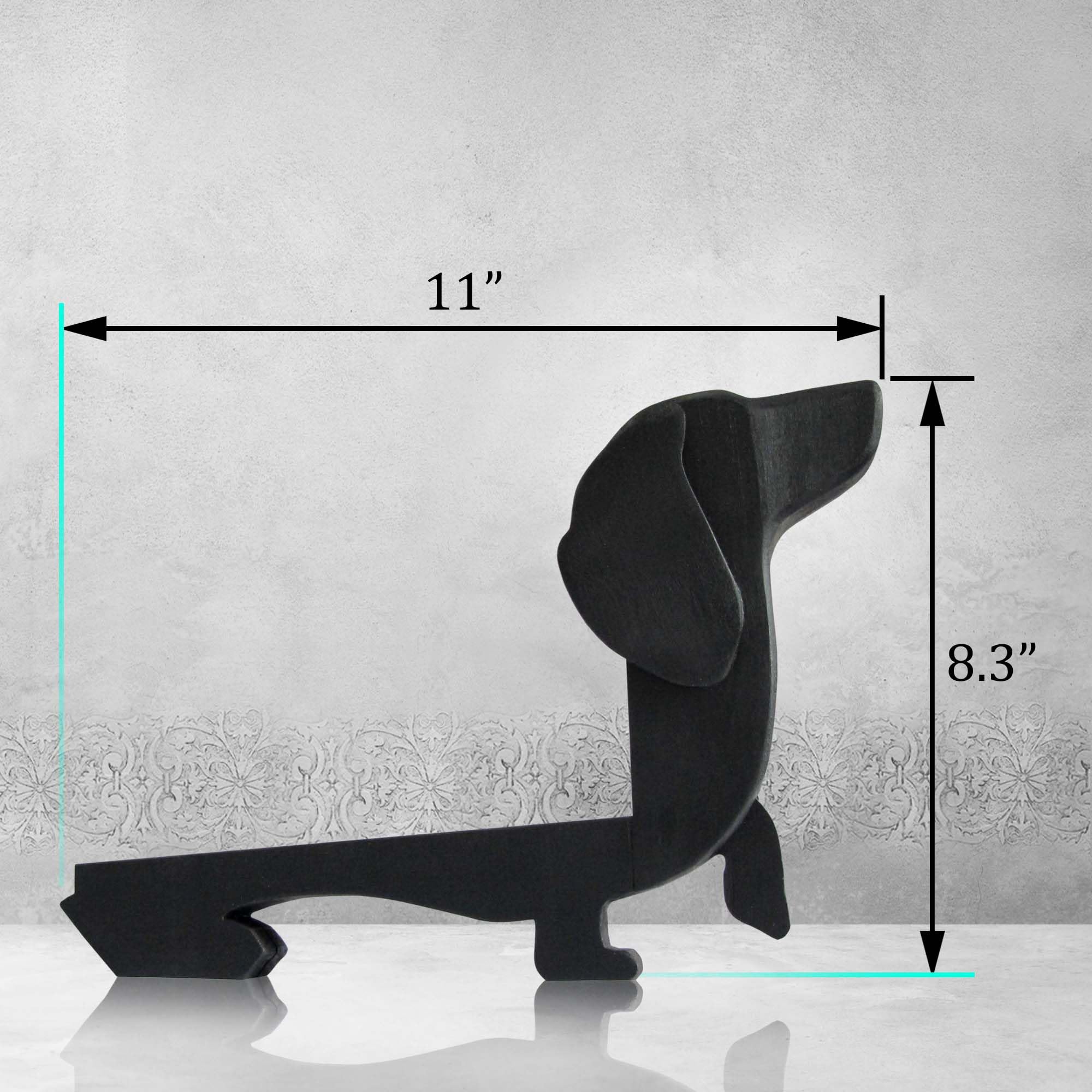 ALCEDIA Dachshund stand angled for stable wine preservation