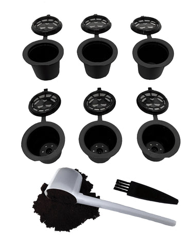Alchemy Bar Goods Nespresso refillable pod cap close-up showcases reusable design.
