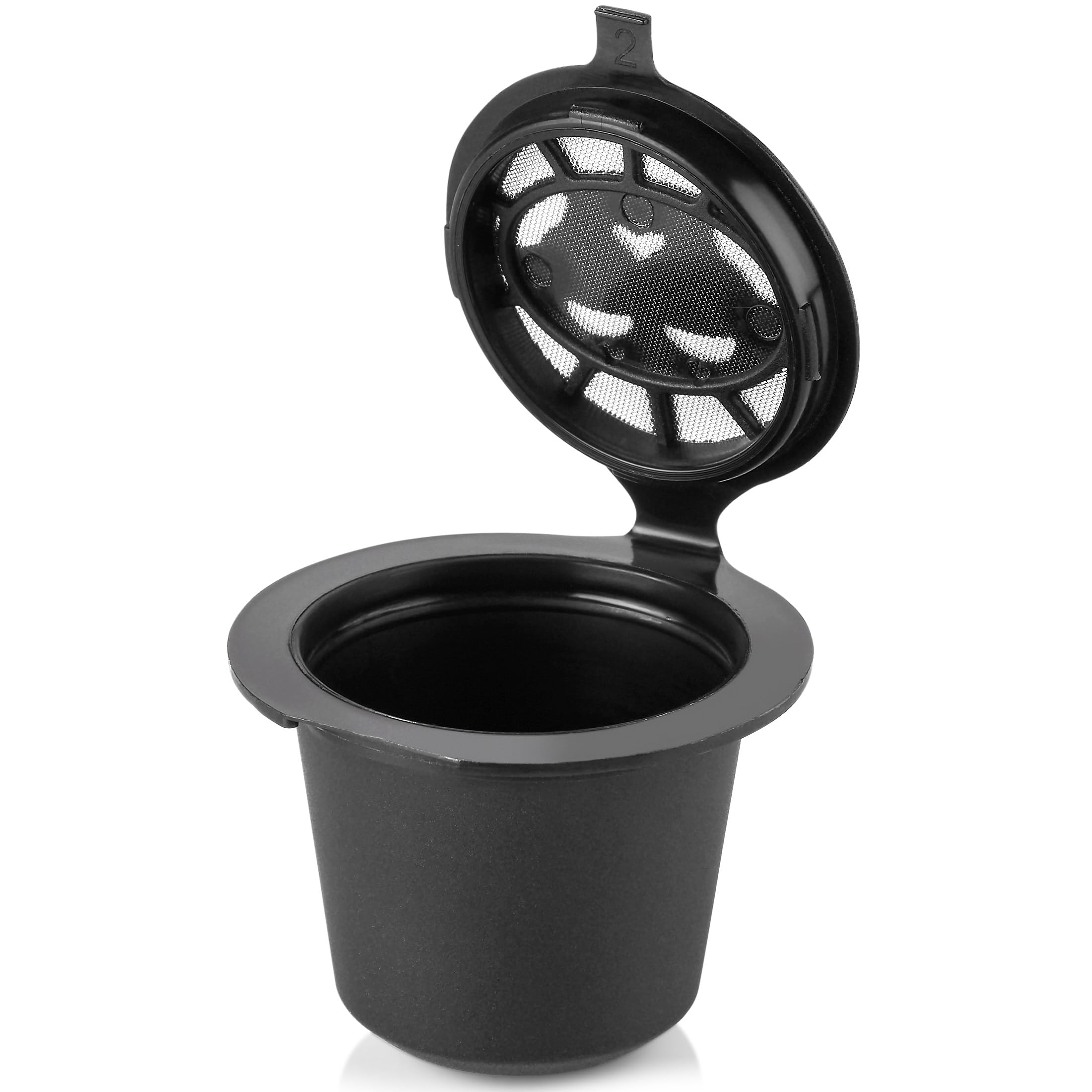 Alchemy Bar Goods pod with lid seals for splash-free brewing.