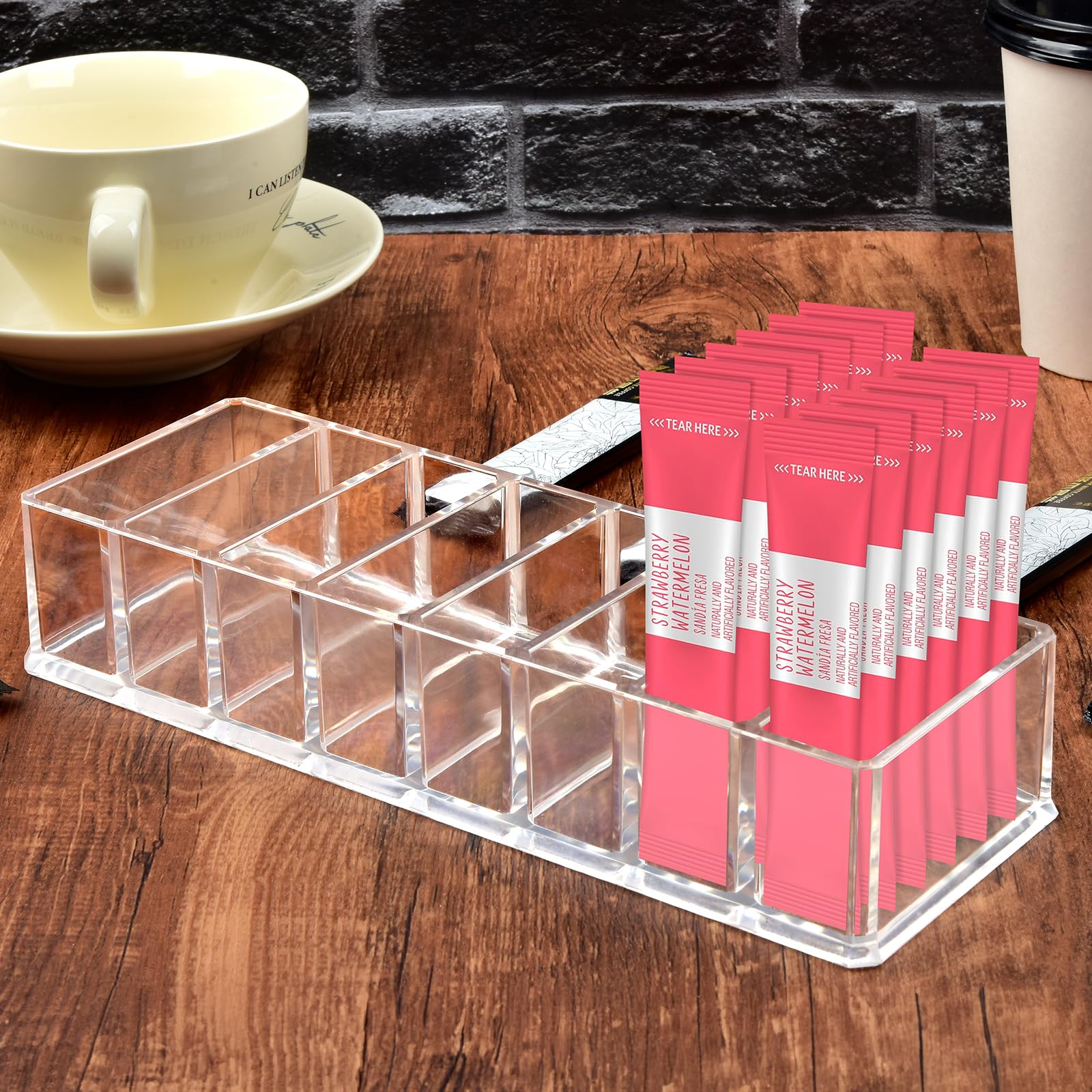 ALCYON easy-clean acrylic construction resists kitchen mess after use.