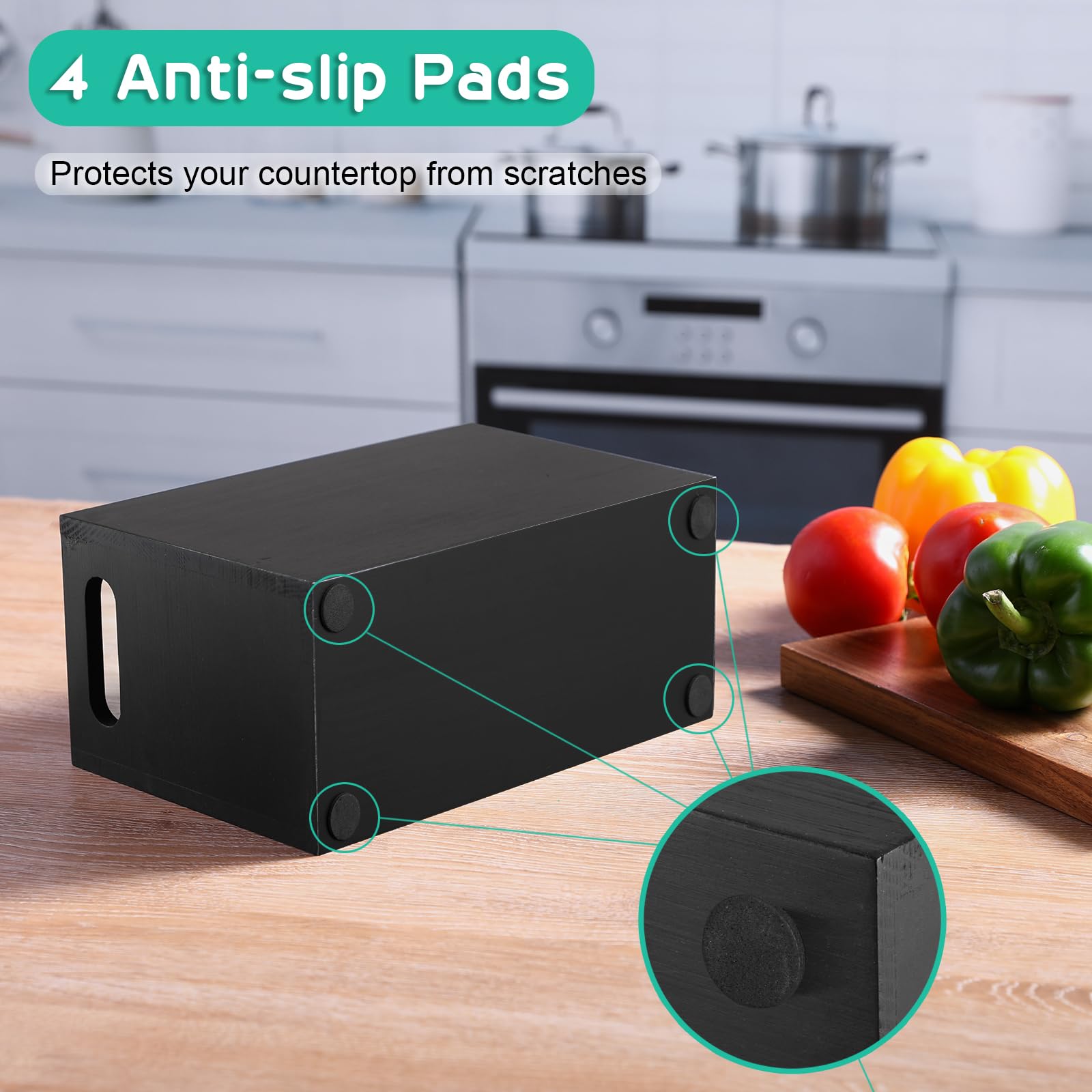 ALELION built in handle enables easy carrying from kitchen to prep area