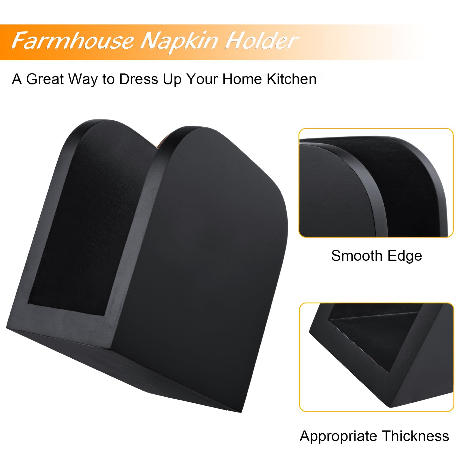 Alelion garden party napkin holder enhances table presentation outdoors.