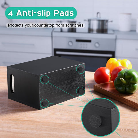 ALELION square corner-fit shape for compact counter placement