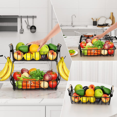 Alebew air-flow design promotes ventilation for fresher produce and easy cleaning.