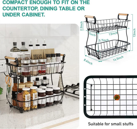 Alebew includes handles for effortless repositioning around the kitchen.