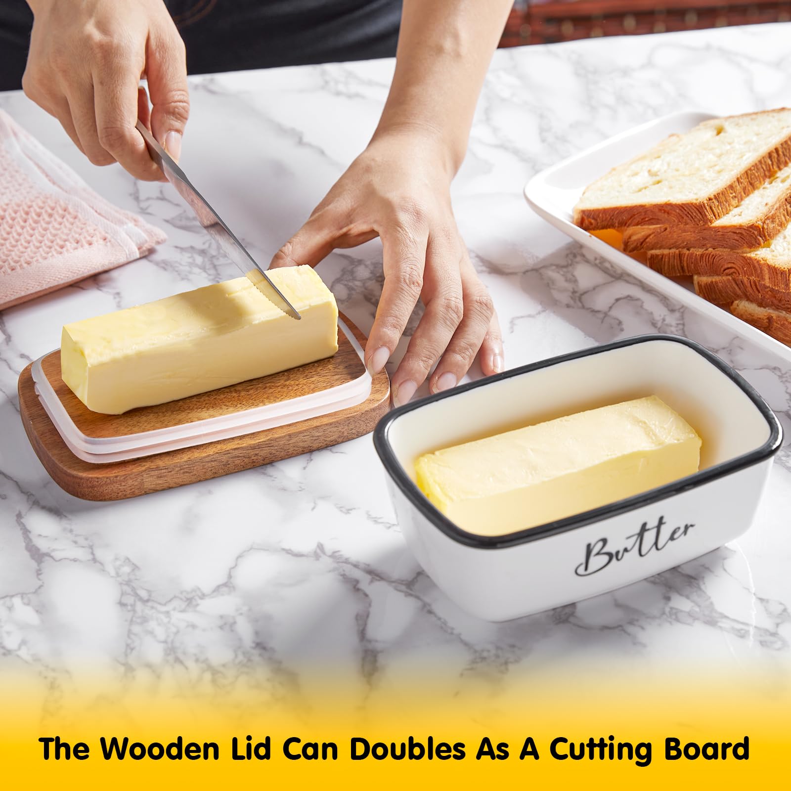 ALELION gift-ready butter dish makes a thoughtful kitchen gift.