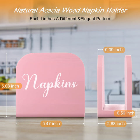 ALELION pink napkin holder, a stylish gift option.