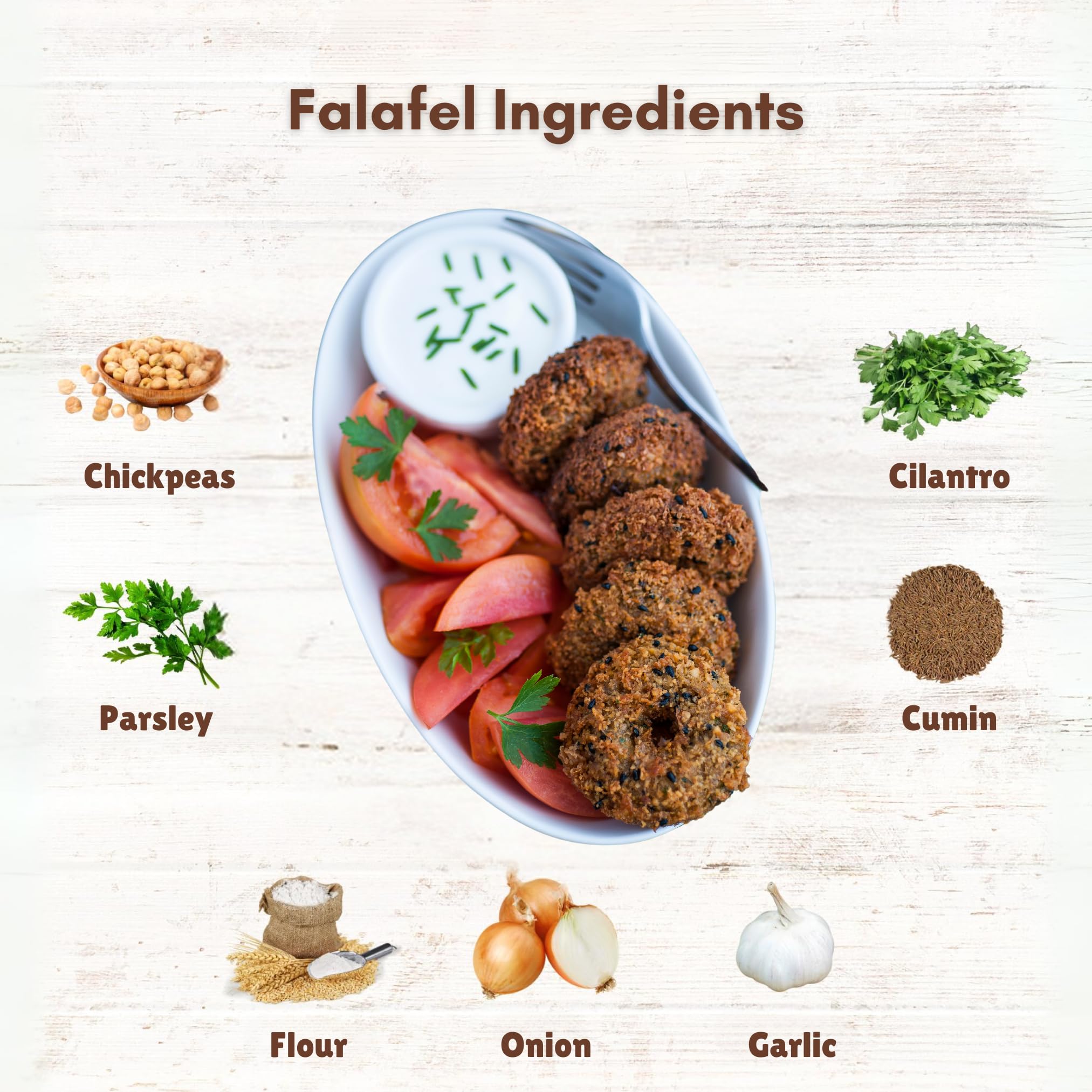 Aleppo Cuisine donut-shaped falafel press fits home and restaurant kitchens