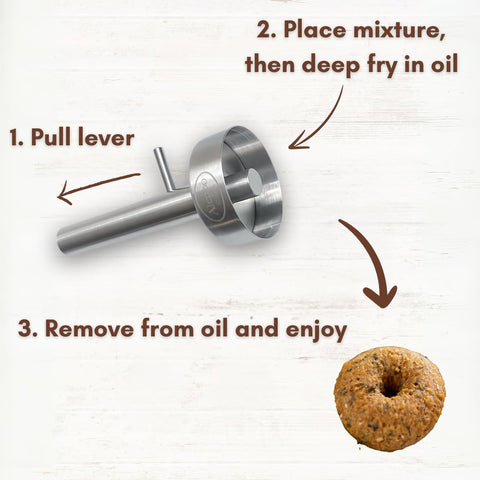 Aleppo Cuisine meatball scoop alternative using the same press for versatile portions