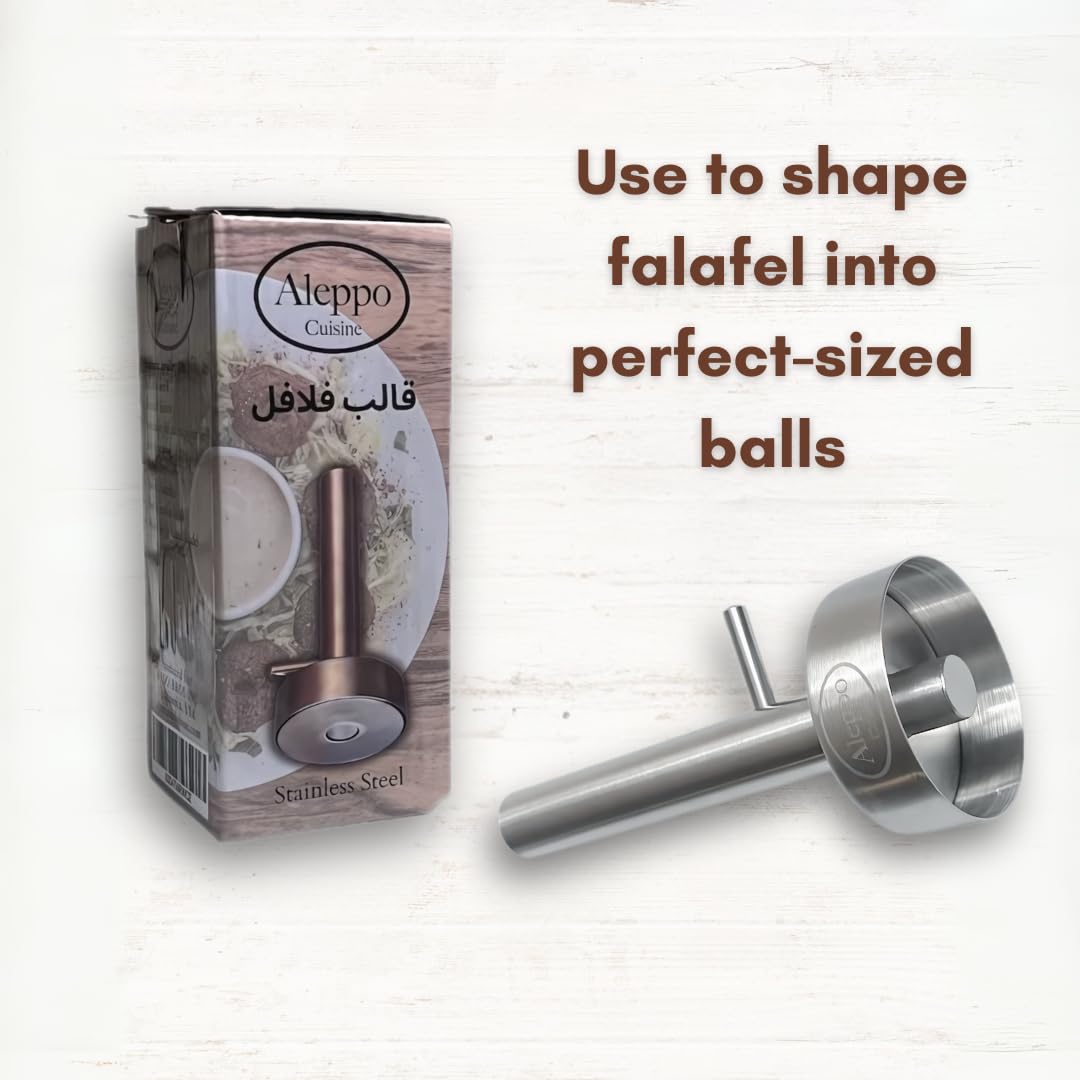 Aleppo Cuisine stainless steel falafel mold durable tool for restaurant or home use