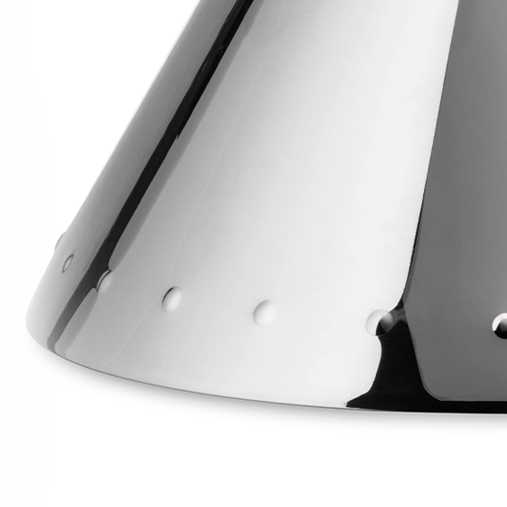 Alessi 9093 thermoplastic handle adds comfortable grip and color contrast.