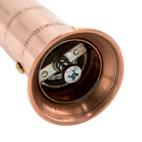 Alexander Home pepper mill shown with handle inside; easy assembly and authentic European craftsmanship