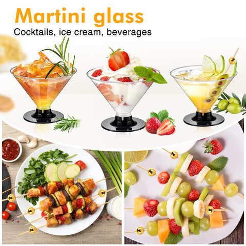 ALEXPRE durable food-grade plastic material for margaritas and desserts