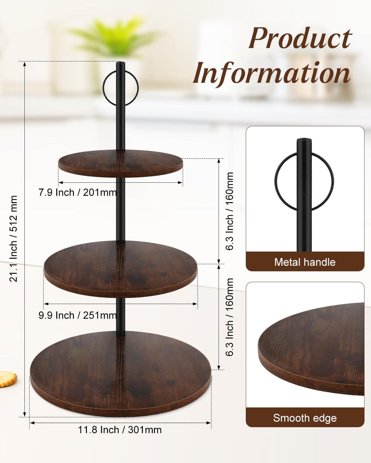 Alffun 360-degree rotating tray provides easy access to treats.