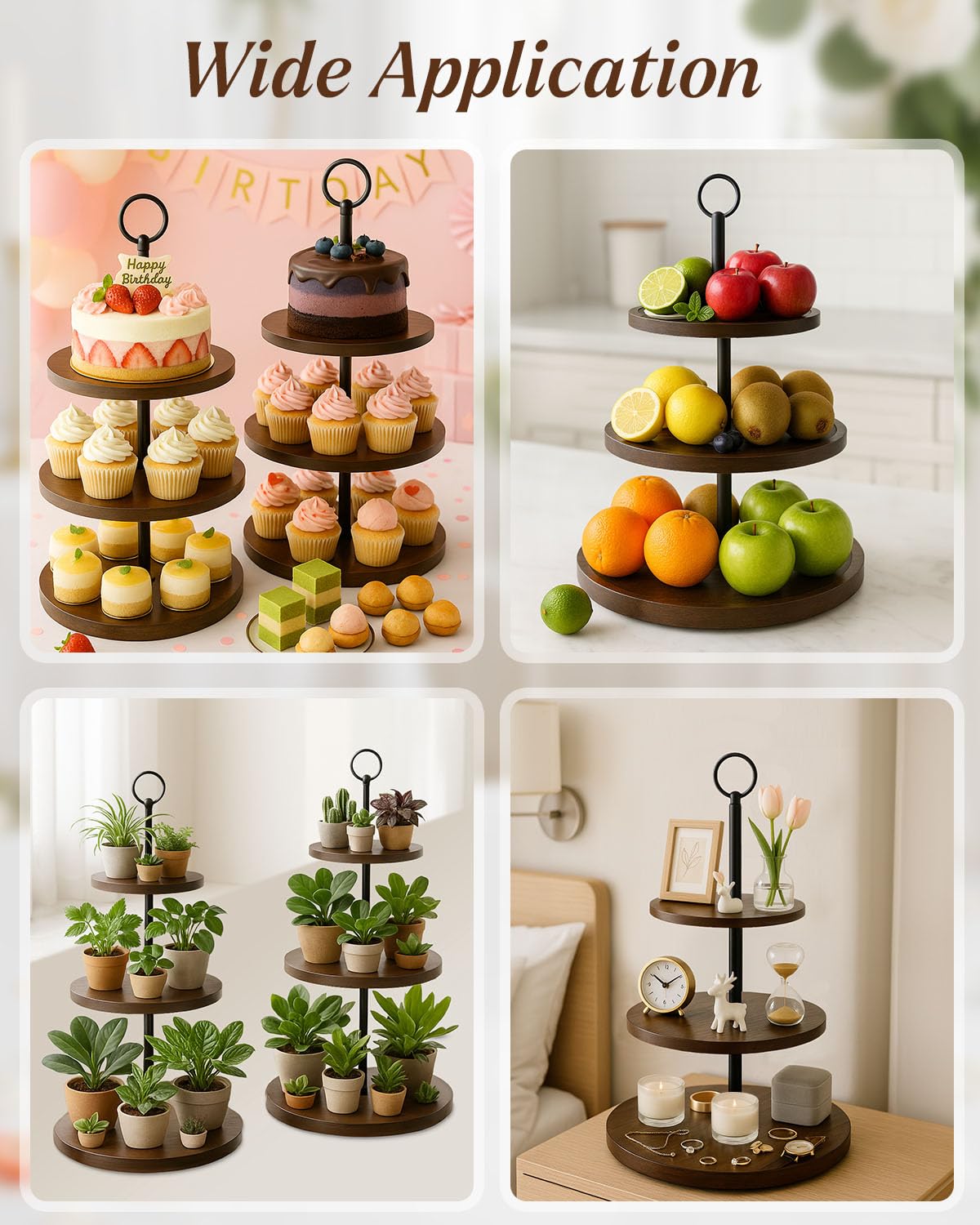 Alffun sturdy stand with metal supports ensures durable, wobble-free use.