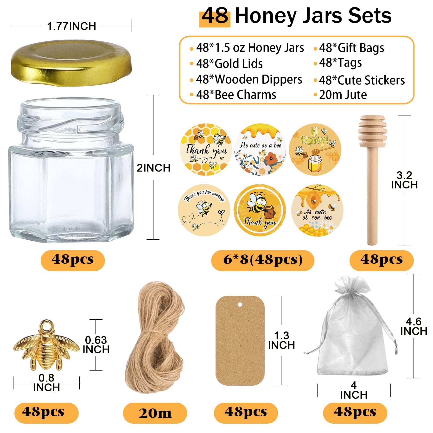 Aliggbent honey jar lid with secure seal for mess-free gifting.