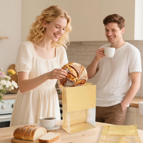 Aliggbent multi-use cotton rope baskets for serving or organizing