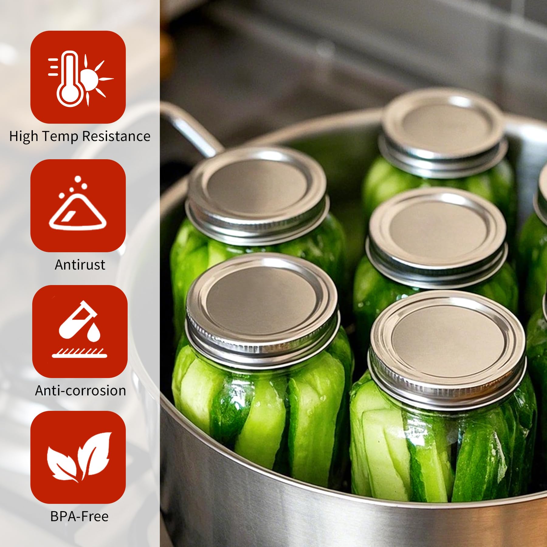 Aliggbent rustproof reusable lids ideal for dry storage and organization.
