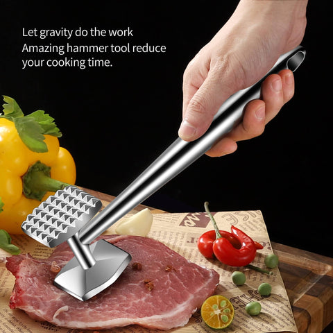Aliglow crush garlic, nuts, and hard candies with this versatile mallet