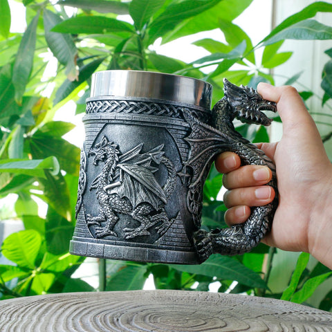 alikiki Dragon Mug scales close-up highlighting detailed craftsmanship