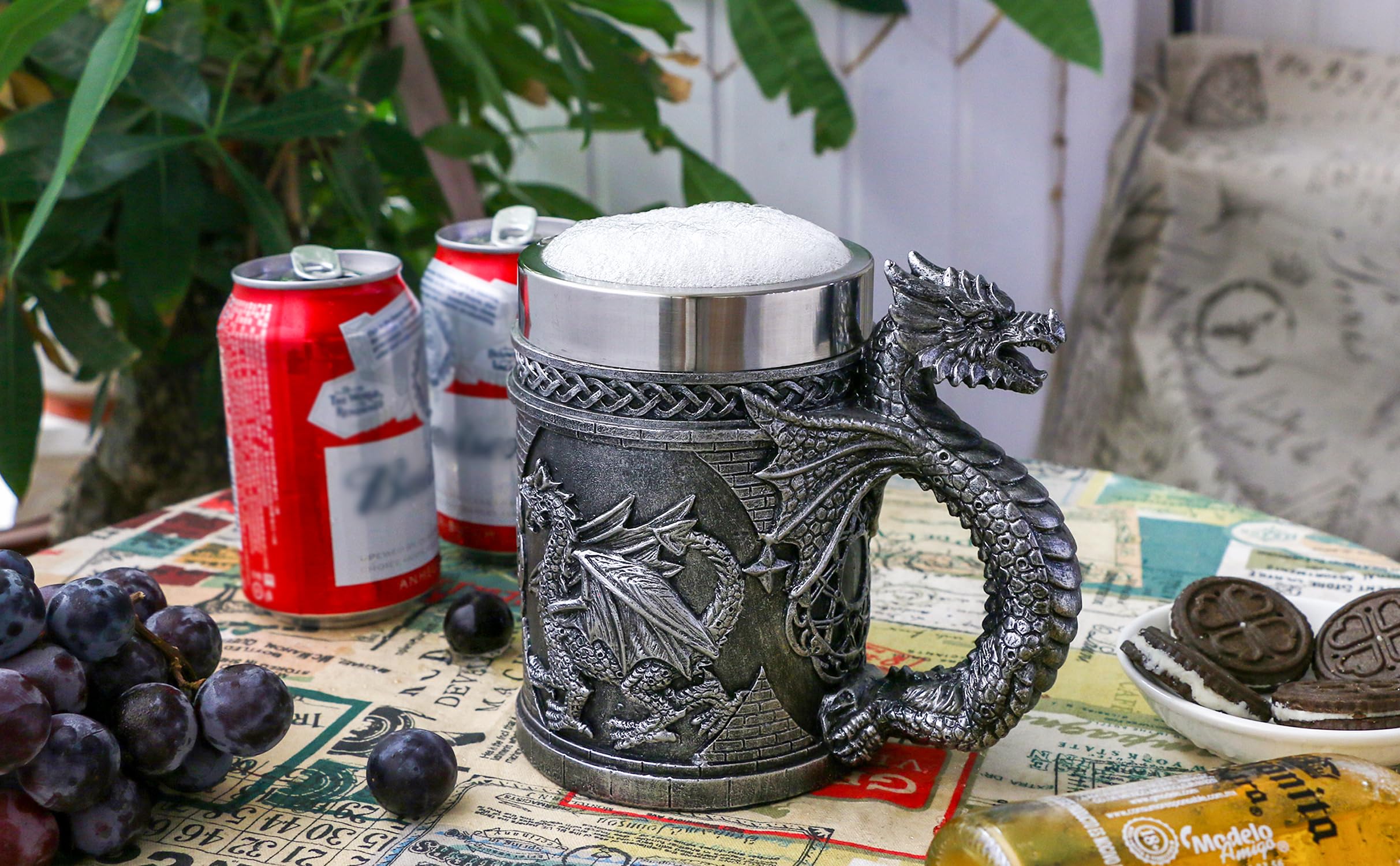 alikiki Dragon Mug size dimensions visual guide for buyers