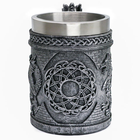 alikiki Medieval Dragon Mug 14-ounce capacity suitable for beverages.