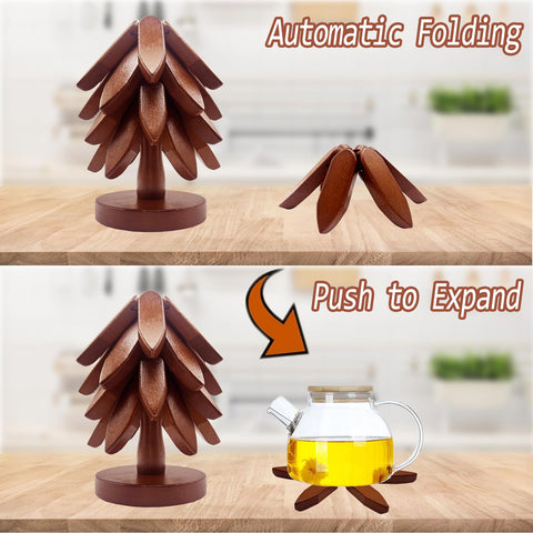 ALIKITCN trivets also function as coasters and a festive gift