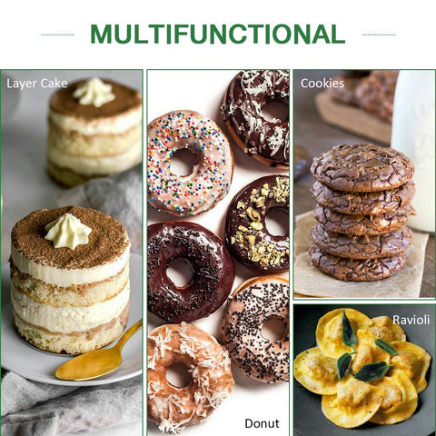 Dough, pastry, fondant, and clay cutters enable versatile shaping