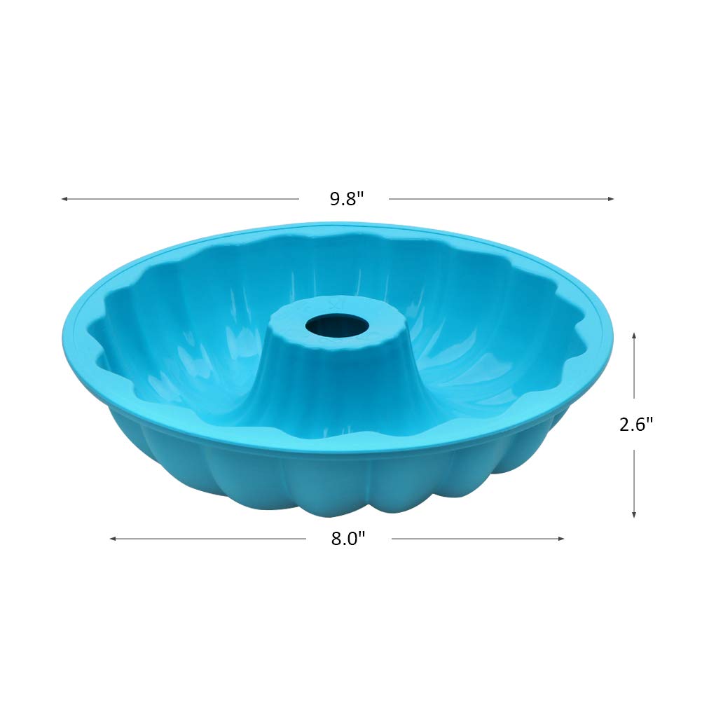 Alimat PluS 9.8-inch round silicone mold ideal for gelatin and cakes