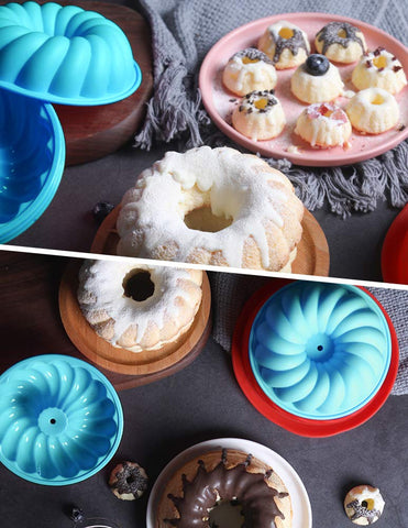 Alimat PluS six-cup mold versatile for cakes, jello, and gelatin