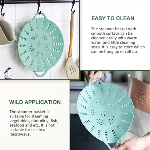 Alimat PluS features air circulation design for even steaming and flavor retention.