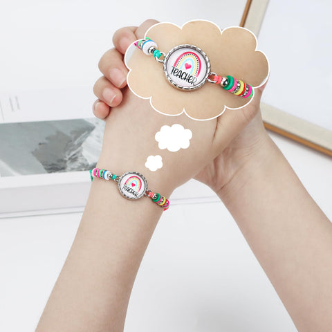 ALIMOTA adjustable teacher bracelet, fits most wrists with a thoughtful touch